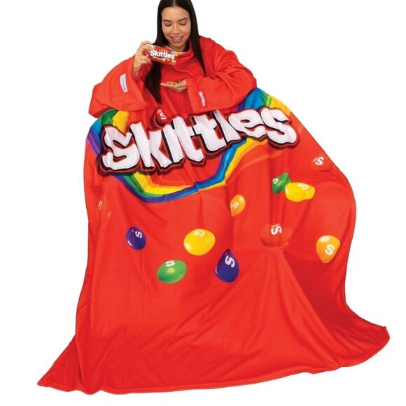Snuggie The Original Wearable Blanket- Skittles - Picture 1 of 9